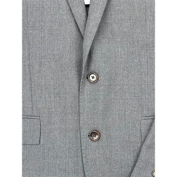 J. CREW Ludlow Traveler Men's Tollegno 1900 Wool Blazer Gray Size 40L Jacket - Picture 2 of 14